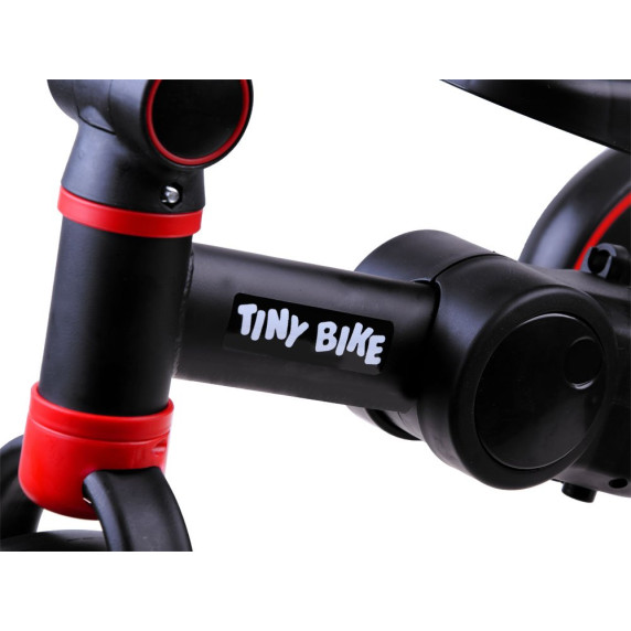 Detská trojkolka a odrážadlo 3 v 1 TINY BIKE - červené