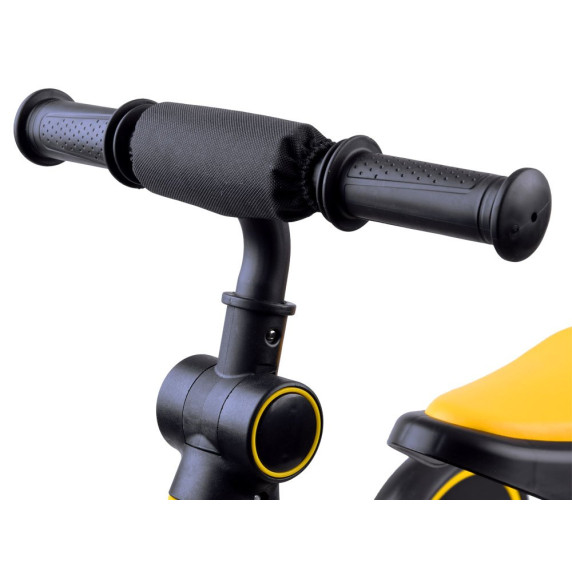 Tricicletă și bicicletă fără pedale 3in1 Tiny Bike - galben/negru