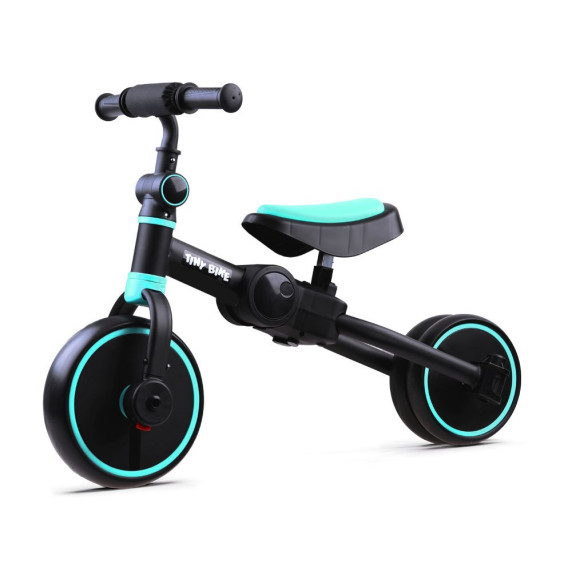 Detská trojkolka a odrážadlo 3 v 1 TINY BIKE - mätové