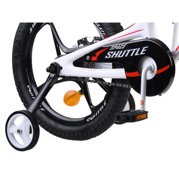 Bicicletă copii ROYALBABY Rower 18" Space Shuttle RB18-22  - alb