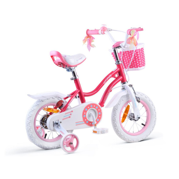 Gyerek bicikli ROYALBABY Star Girl 12" RB12G-1 - rózsaszín