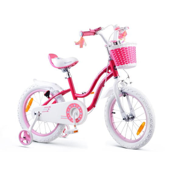 Gyerek bicikli ROYALBABY Star Girl 16" RB16G-1 - rózsaszín