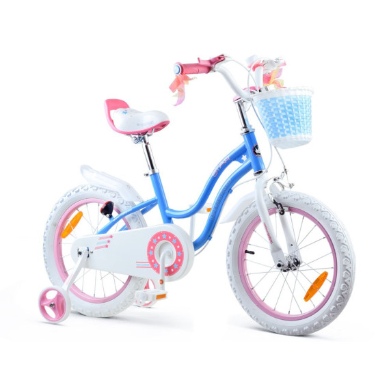 Detský bicykel ROYALBABY Star Girl 16" RB16G-1 - modrý
