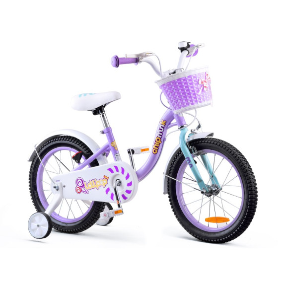 Gyerek bicikli ROYALBABY Chipmunk MM 16" CM16-2 - lila