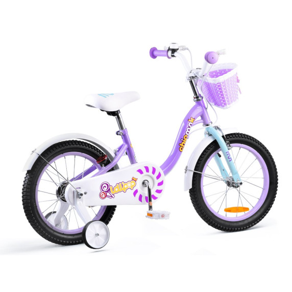 Gyerek bicikli ROYALBABY Chipmunk MM 16" CM16-2 - lila