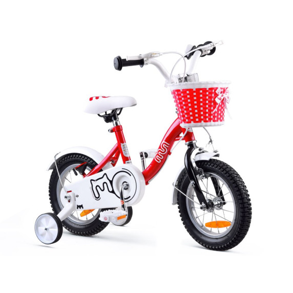 Gyerek bicikli ROYALBABY Chipmunk MM 12" CM12-2 + szülőkar - piros