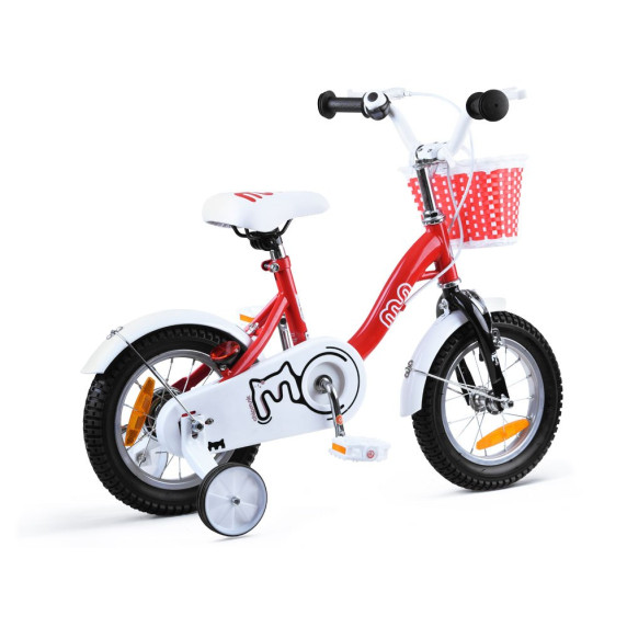 Gyerek bicikli ROYALBABY Chipmunk MM 12" CM12-2 + szülőkar - piros