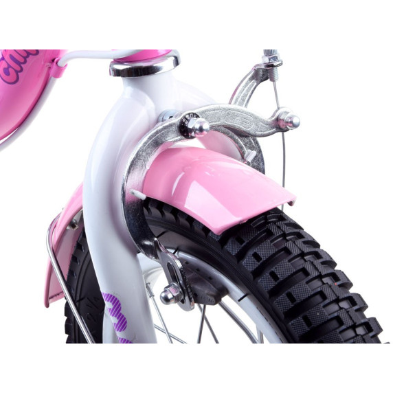 Gyerek bicikli ROYALBABY Chipmunk MM 14" CM14-2 + szülőkar - rózsaszín