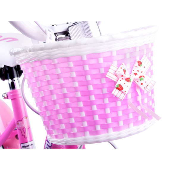 Gyerek bicikli ROYALBABY Chipmunk MM 14" CM14-2 + szülőkar - rózsaszín