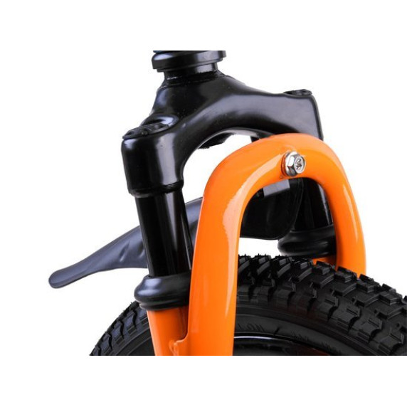 Bicicletă copii Royalbaby Explorer 16" CM16-3 - albastru/portocaliu