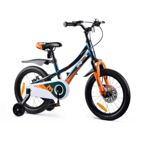 Bicicletă copii Royalbaby Explorer 16" CM16-3 – verde/portocaliu