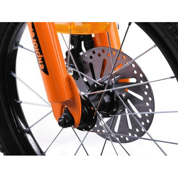 Bicicletă copii Royalbaby Explorer 16" CM16-3 – verde/portocaliu