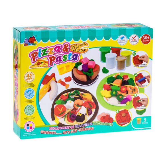 Set plastelină - pizza - Inlea4Funa PIZZA&PASTA