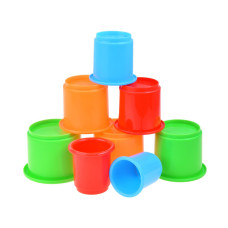 Pahare colorate - piramidă - Little Tikes BUILDING BAKERS - 