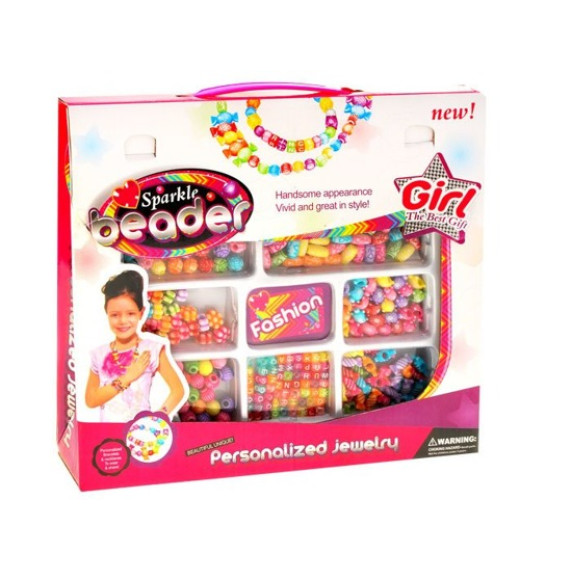 Sada na výrobu náramkov Inlea4Fun SPARKLE BEADER