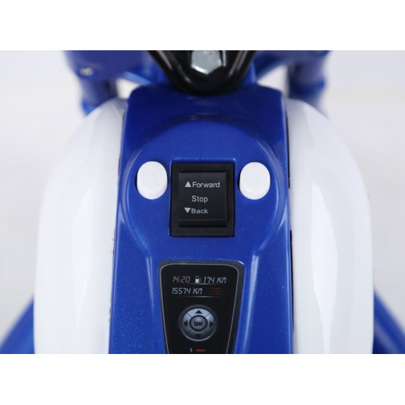 Motocicletă electrică - roșu - Chopper PA0116
