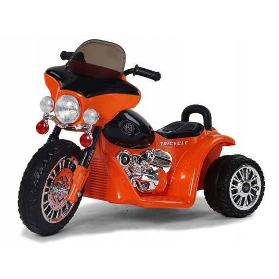 Detská elektrická trojkolka Chopper PA0116 - oranžová
