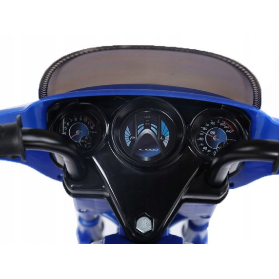 Motocicletă electrică - roșu - Chopper PA0116