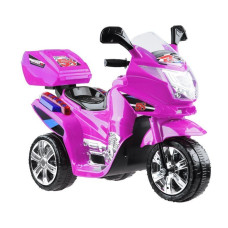Elektromos kismotor LED világítással Inlea4Fun - rózsaszín - 