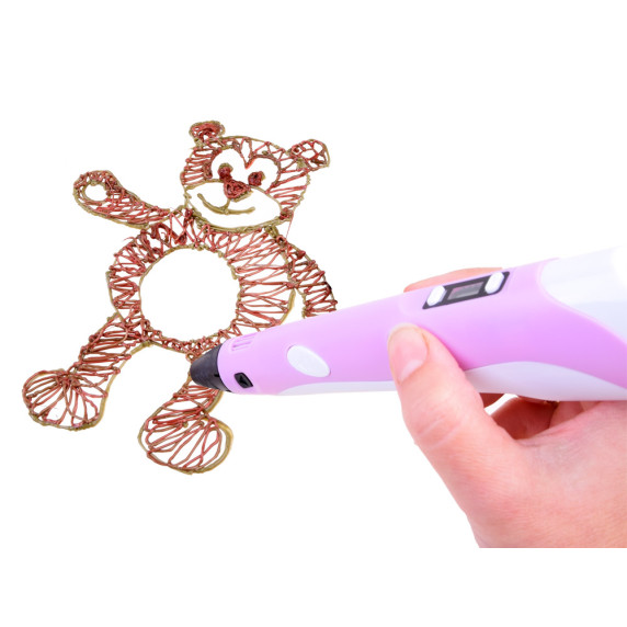 Creion 3D - roz