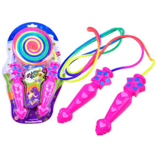 Coardă de sărit - Inlea4Fun JUMP ROPE - roz - 