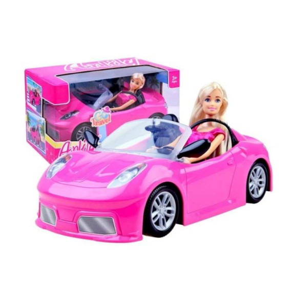 Kabrió játék autó babával Inlea4Fun ANLILY