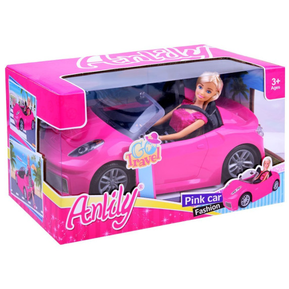Kabrió játék autó babával Inlea4Fun ANLILY