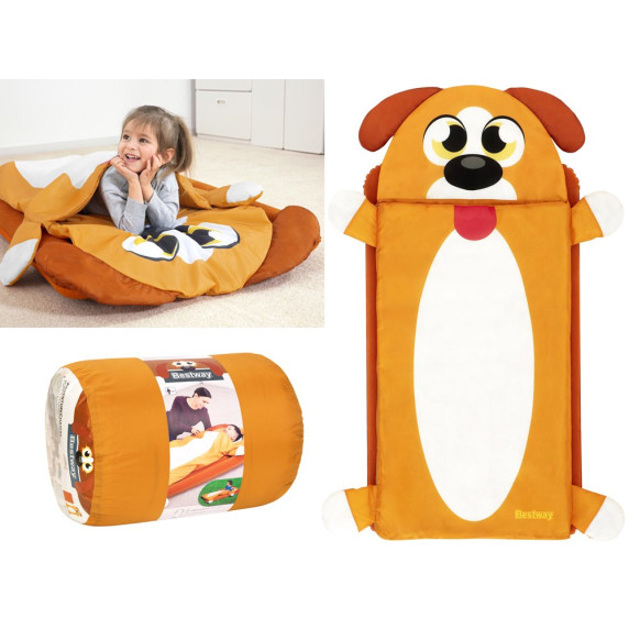 Felfújható matrac + hálózsák 132x76 cm BESTWAY Kutyus