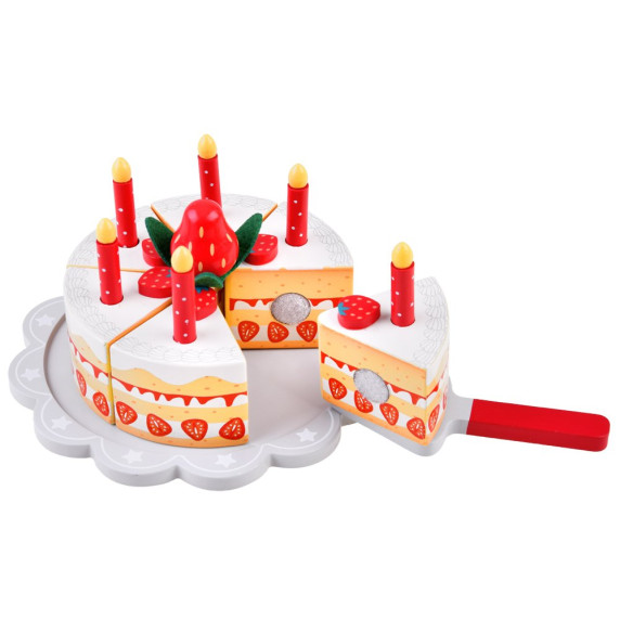Detská drevená krájacia torta lnea4Fun SPONGE CAKE