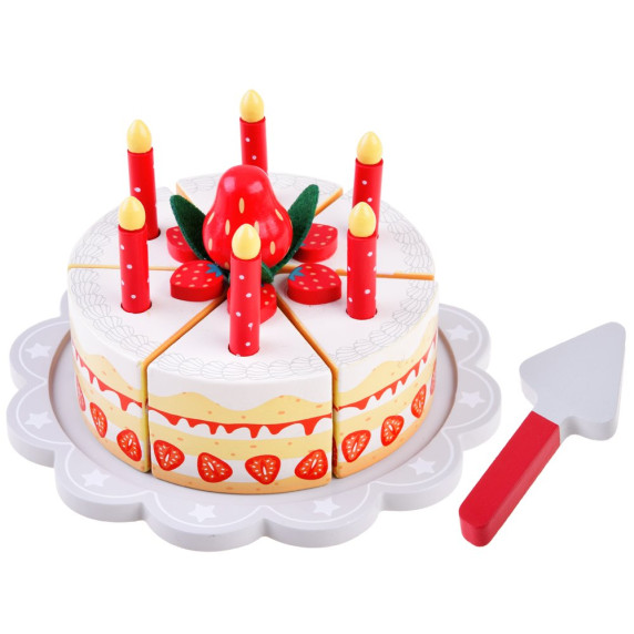 Detská drevená krájacia torta lnea4Fun SPONGE CAKE