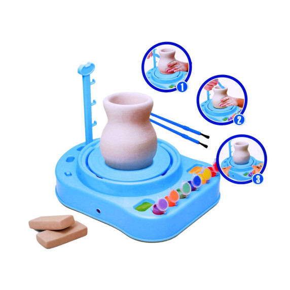 Atelier ceramică pentru copii roz Inlea4fun