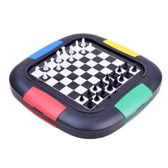 Társasjáték 3az1-ben Inlea4Fun LUDO GAMES