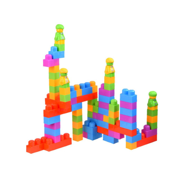 Sada stavebných kociek 280 ks BLOCKS PUZZLE GAME Inlea4Fun