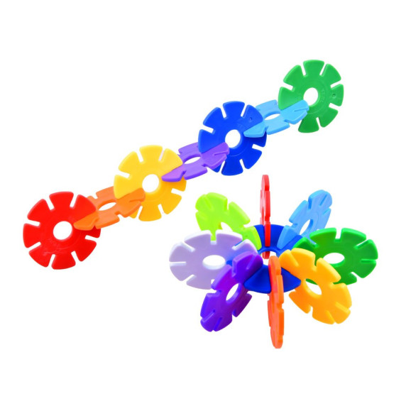 Korong építőjáték 360 darabos Inlea4Fun SNOWFLAKE 3D 