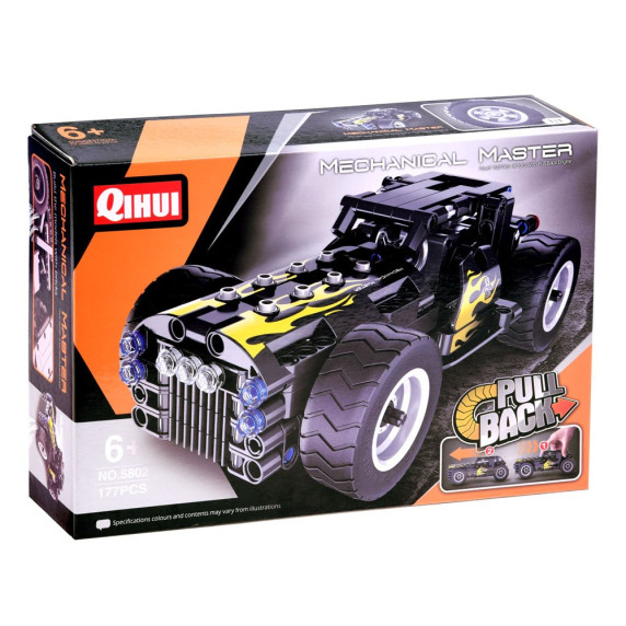 Építőjáték Inlea4Fun MECHANICAL MASTER 177 darabos 