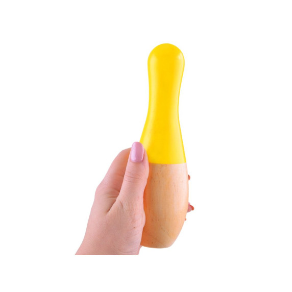 Set popice din lemn - Inlea4Fun WOODEN SKITTLES