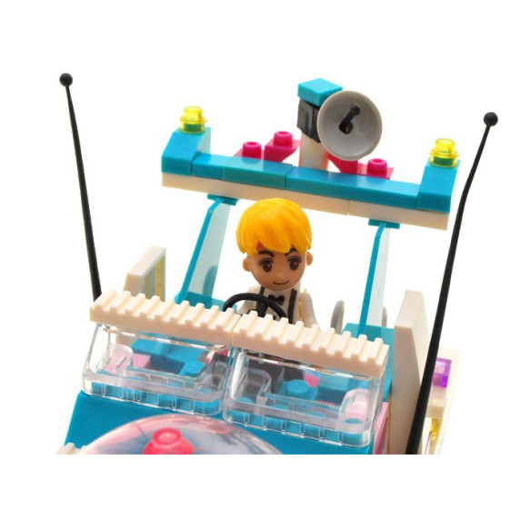 Set de construcție vas de croazieră, 300 bucăți, Temperament Inlea4fun