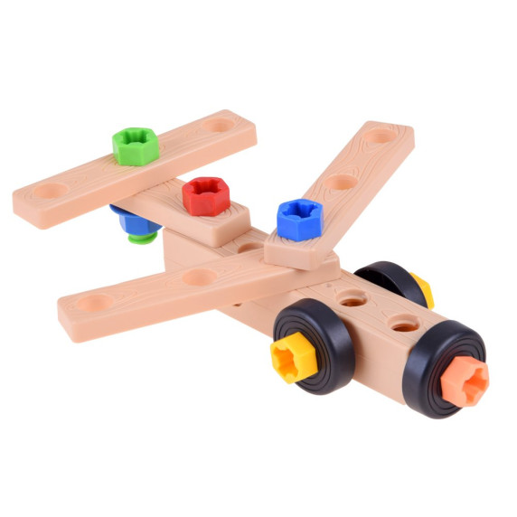 Konštrukčná kreatívna sada Inlea4Fun POWER TOOLS 80 kusov