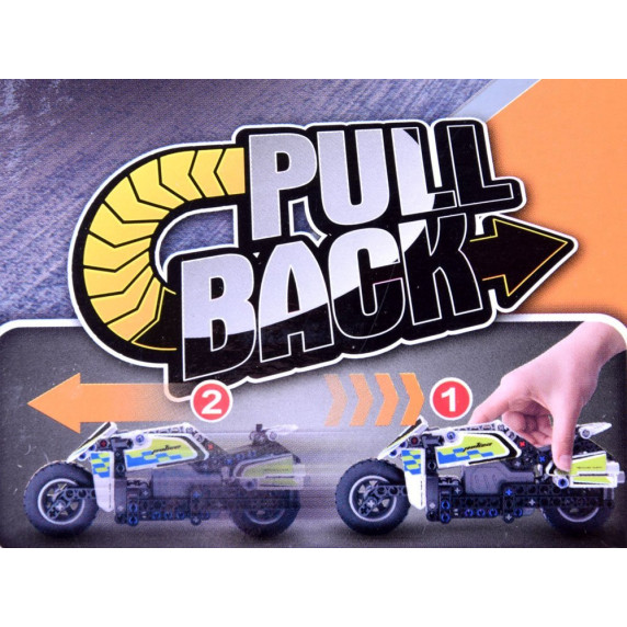 Konštrukčná kreatívna sada 193 kusov Inlea4Fun MECHANICAL MASTER POLICE