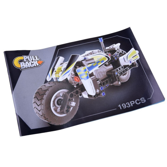 Konštrukčná kreatívna sada 193 kusov Inlea4Fun MECHANICAL MASTER POLICE