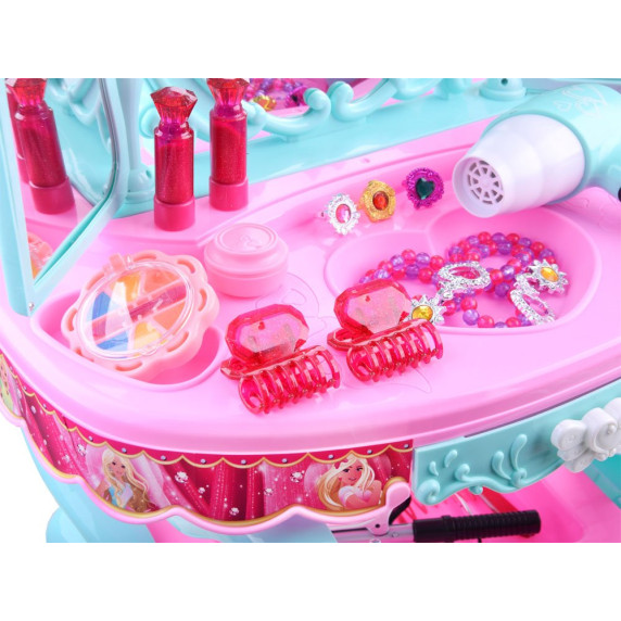 Fésülködő asztal székkel Inlea4Fun BEAUTIFUL DRESSER