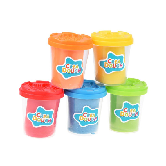 Inlea4Fun CREA DOUGH Plastelínová sada ZA3167 - 5 farieb
