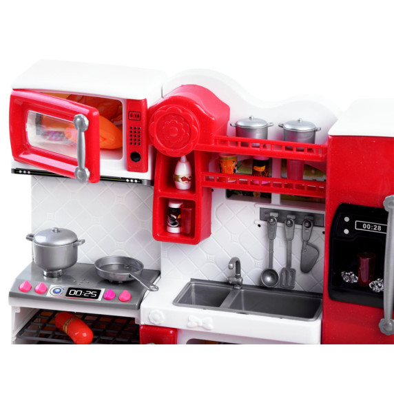 Kuchynka pre bábiku so zvukovými a svetelnými efektmi Inlea4Fun MINI KITCHEN 