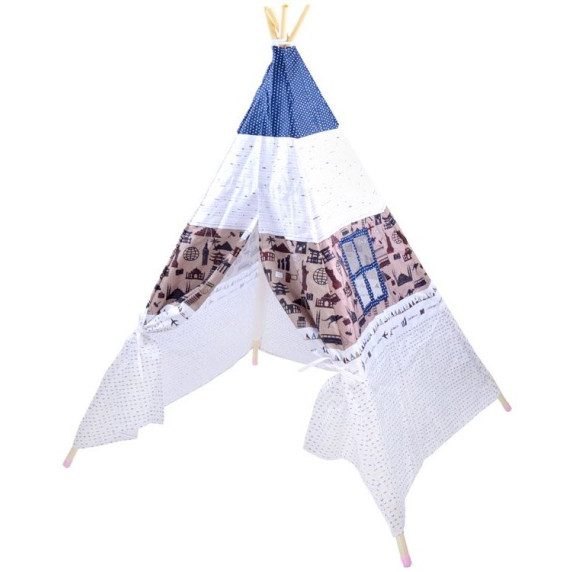 Gyereksátor Inlea4Fun TENT HOUSE - indián