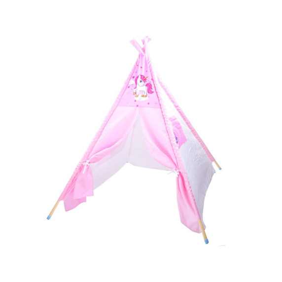 Cort pentru copii, unicorn, roz-alb Inlea4fun  