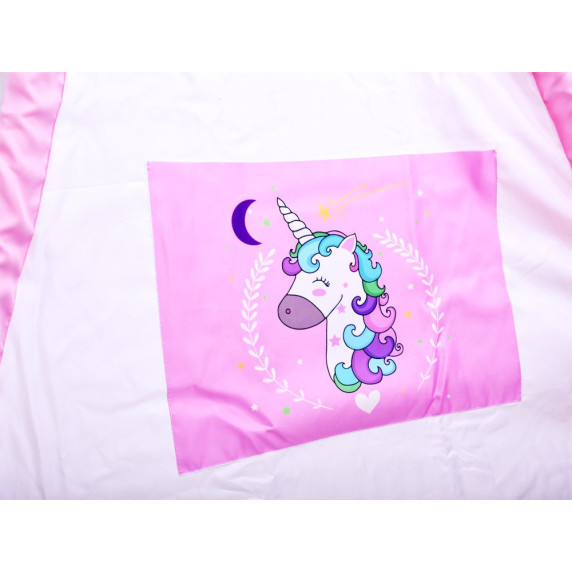 Cort pentru copii, unicorn, roz-alb Inlea4fun  