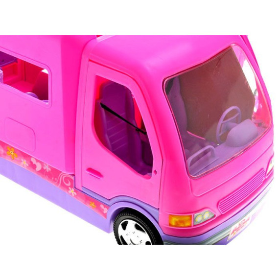 Inlea4fun  Caravana roz cu bicicletă