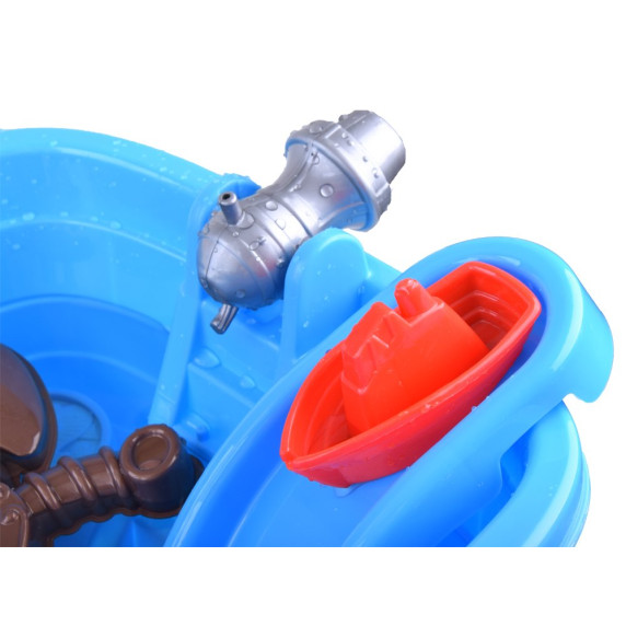 Pieskovisko na stolíku Pirátska loď Inlea4Fun SAND BEACH TOYS