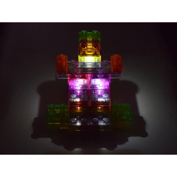 Világítós építőkockák Inlea4Fun ELECTRONIC BLOCKS 37 darabos