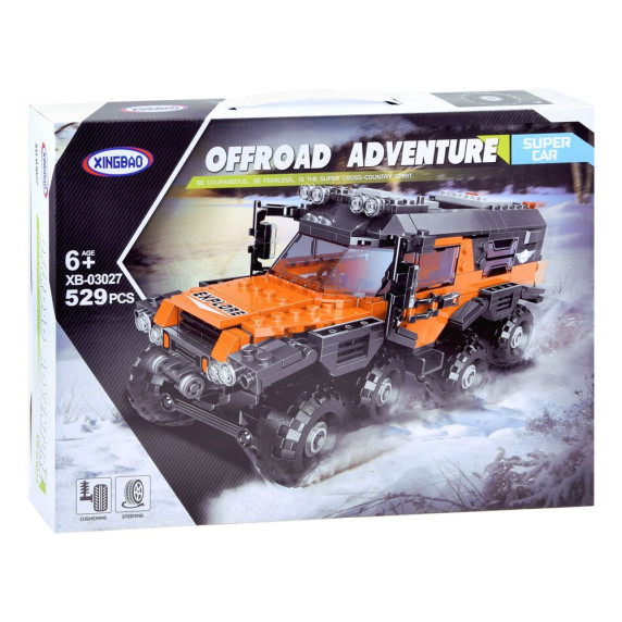 Set creativ de construcție - 529 piese - Inlea4Fun OFFROAD ADVENTURE